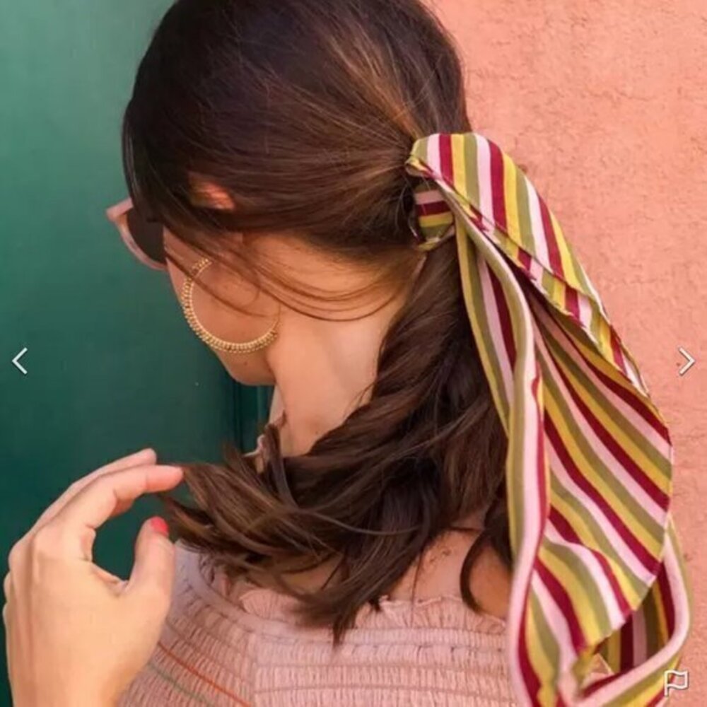 NWOT Madewell Silk Bandana Stripes